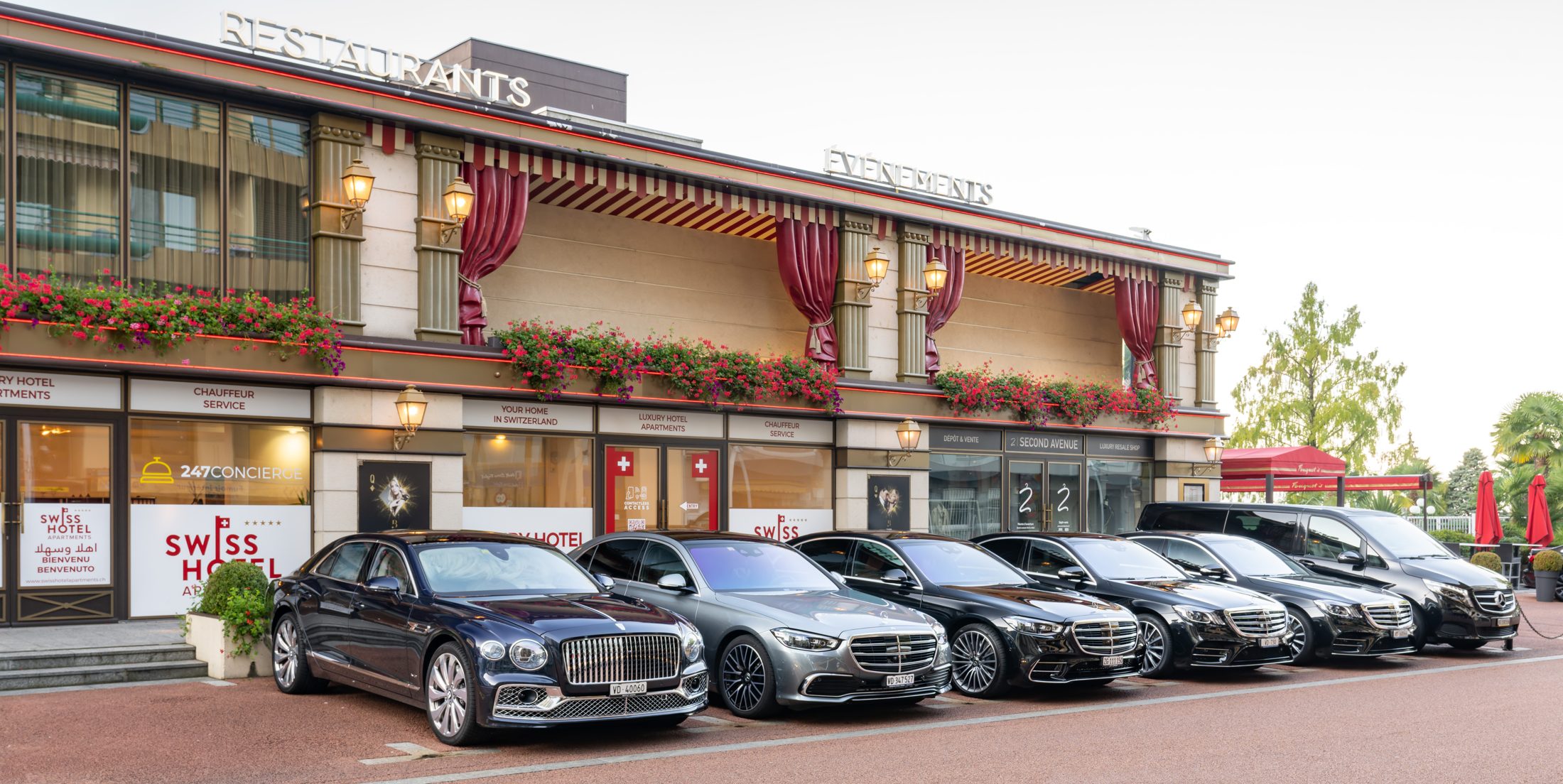 Mercedes S-Class fleet, Montreux